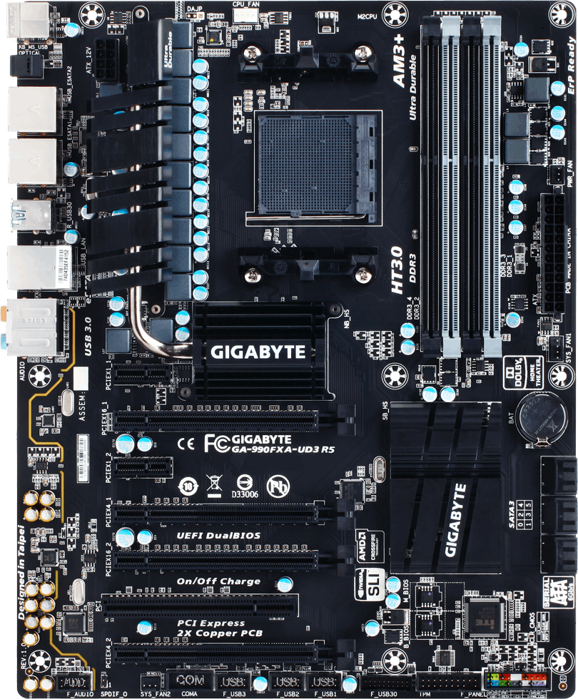 Gigabyte GA990FXAUD3 R5 Motherboard Specifications On MotherboardDB
